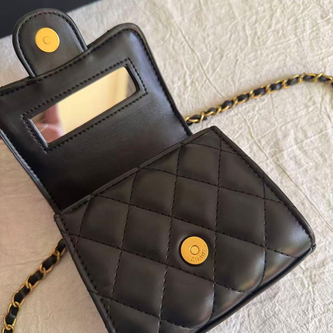 VIP限定 ノベルティ ミニ チェーン ショルダーバッグ ブラック