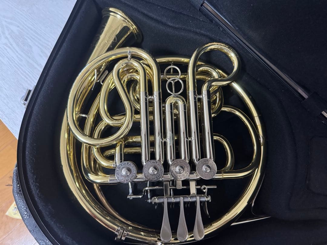 ハンスホイヤー801 フルダブルホルン（イエローブラス）