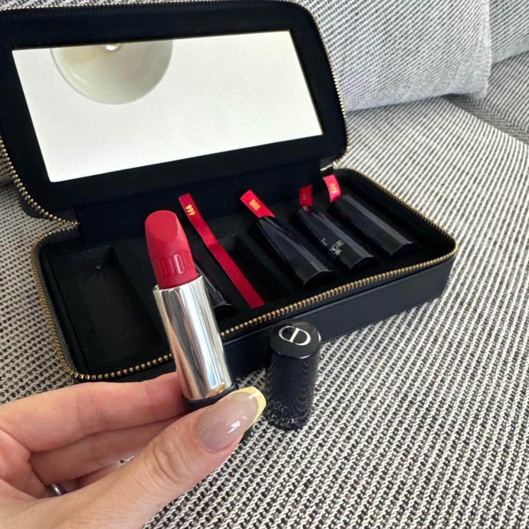 Dior リップセット ミラー付きケース 5本セット