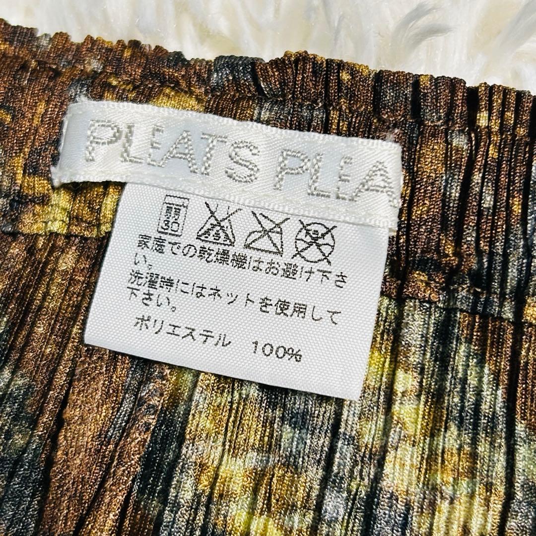 PLEATS PLEASE プリーツプリーズ イッセイミヤケ パンツ 総柄 2