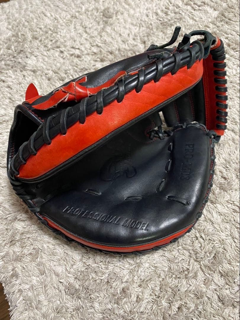 値下げ中　湯もみの鉄人型付け　キャッチャーミットハタケヤマ　PRO-M08 軟式