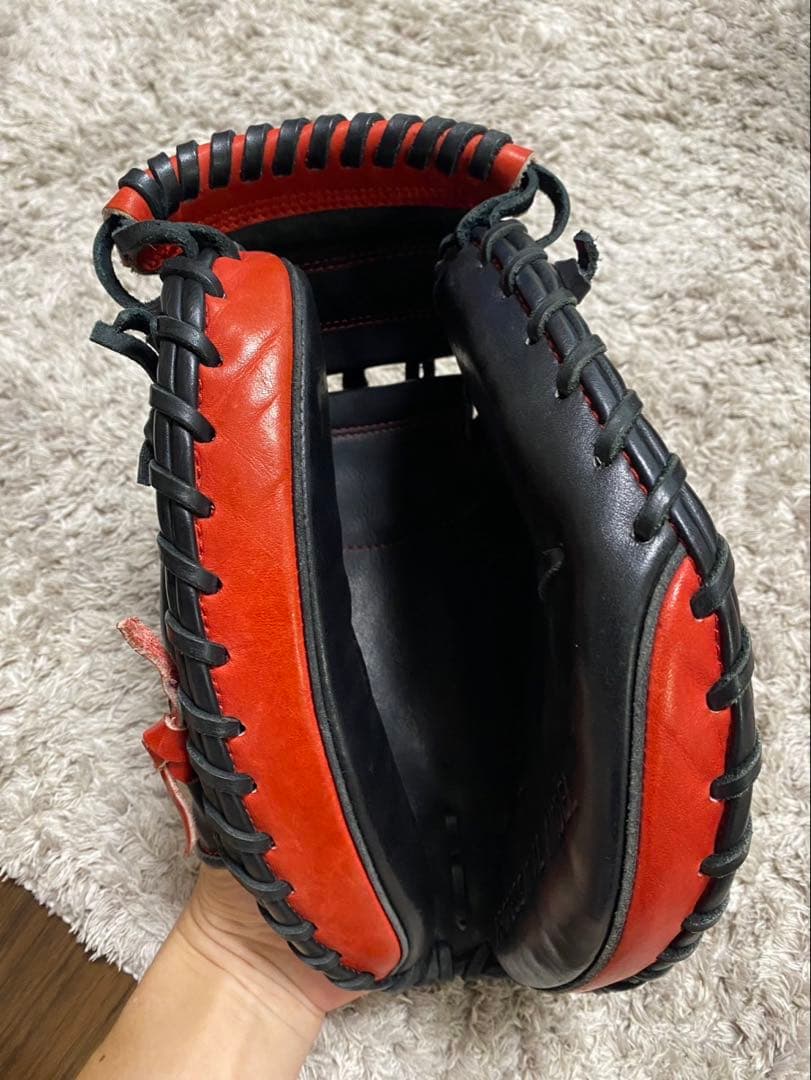 値下げ中　湯もみの鉄人型付け　キャッチャーミットハタケヤマ　PRO-M08 軟式