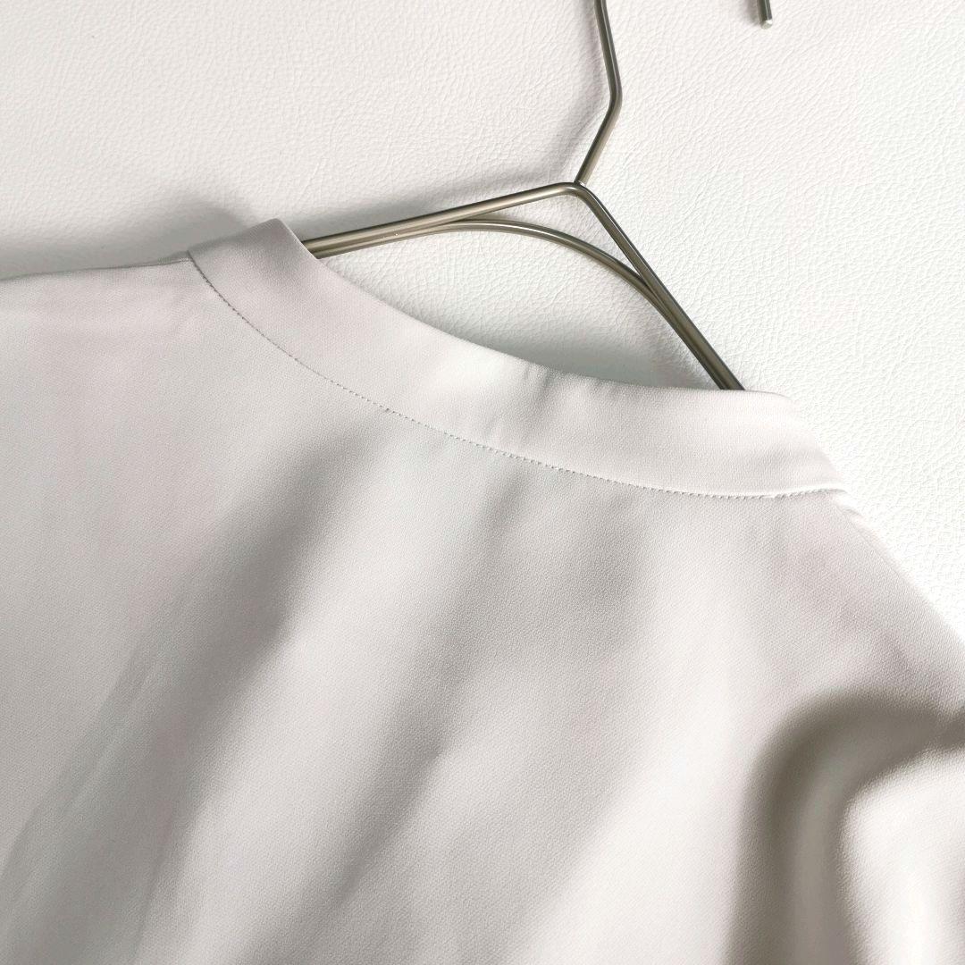 25SS【美品✨】セオリーリュクス Luve Walli ブラウス グレー 38