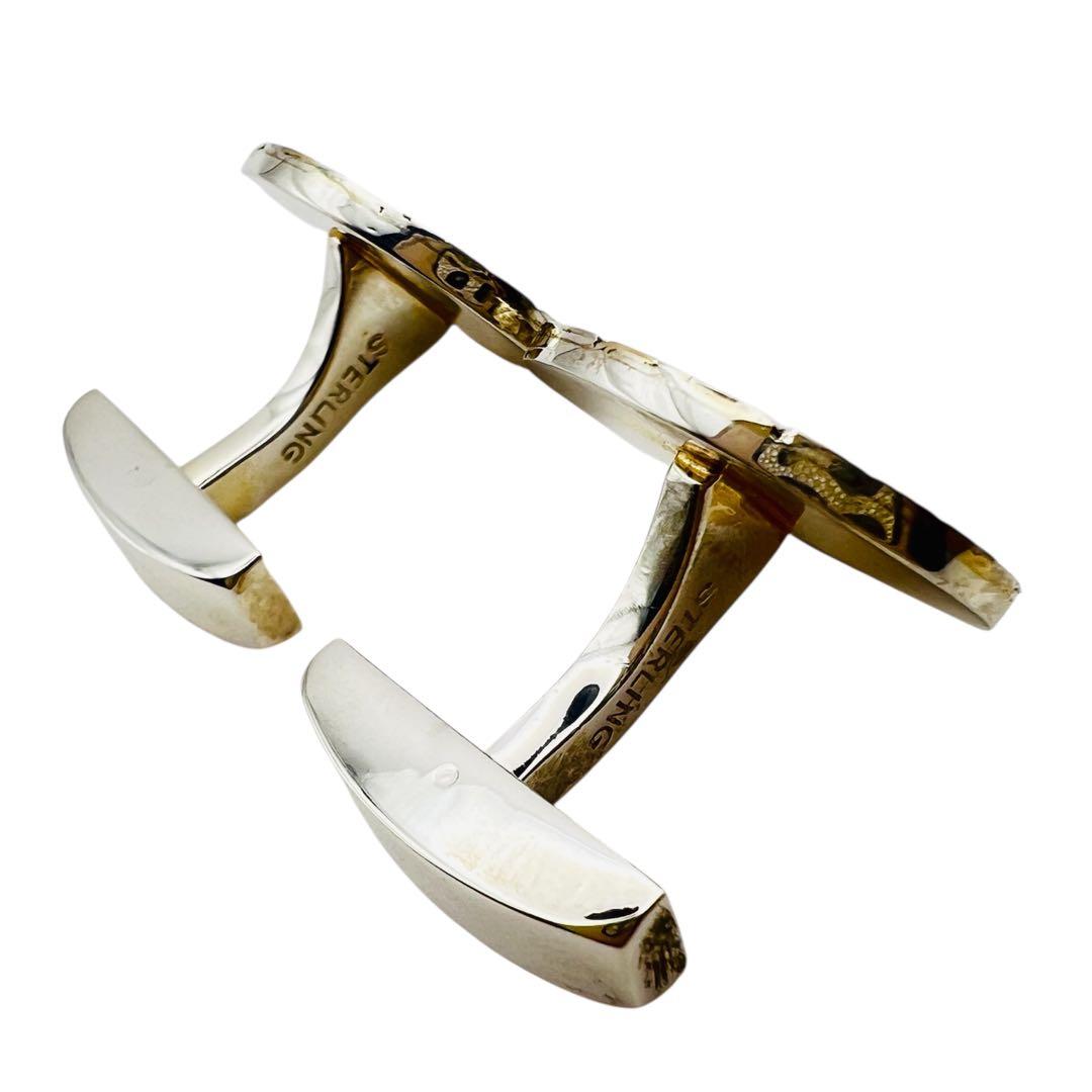 美品　ティファニー　タイピン＆カフス　シルバー　18K 14K