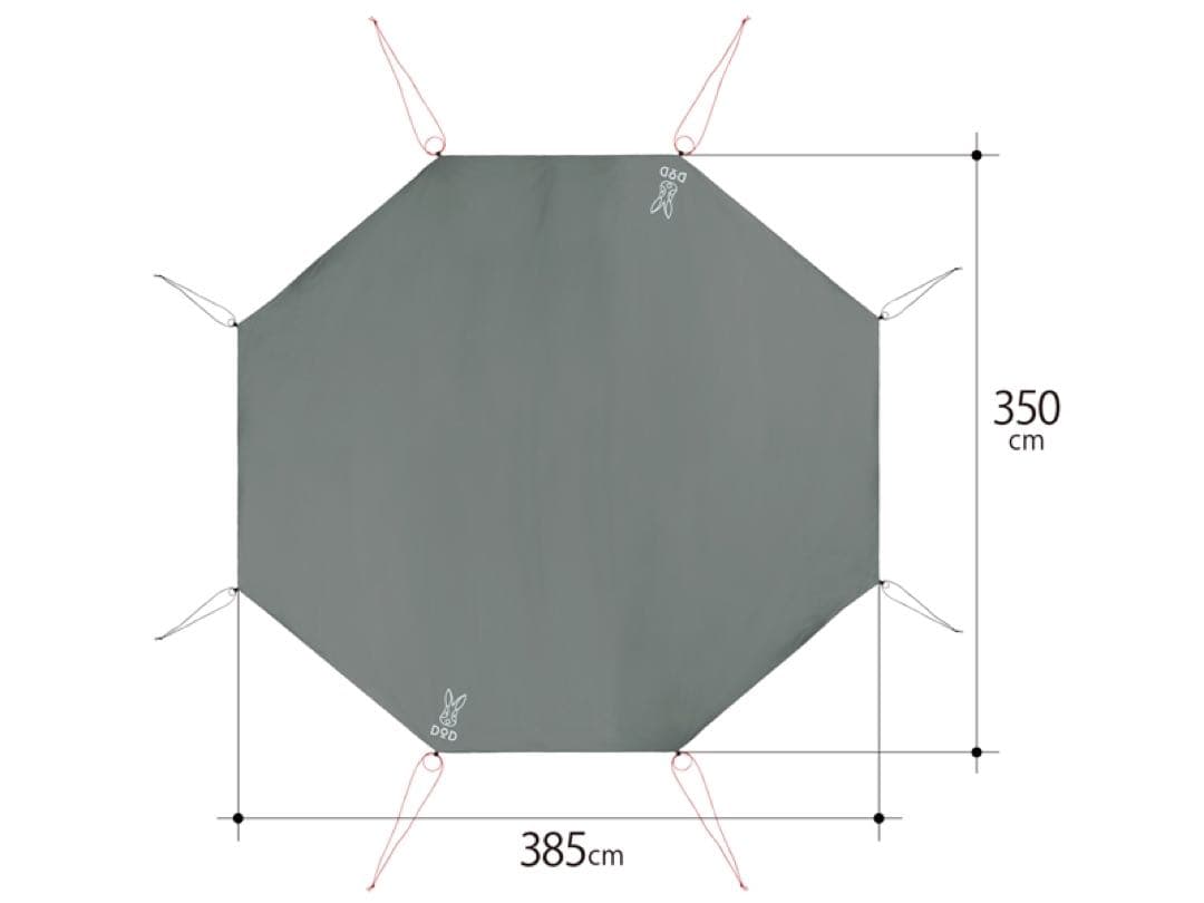 dodワンポールテントL グランドシート いつかのタープ tcなど5点セット売り