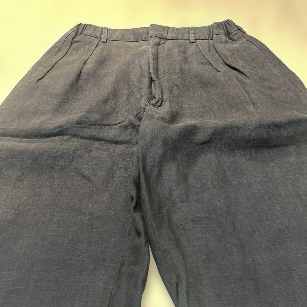 90s Polo by Ralph Lauren旧タグリネン100%ワイドパンツ