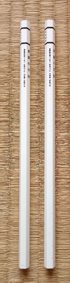 【匿名配送】家庭教師ヒットマンREBORN！ 並盛中学校 鉛筆 白色 イベント