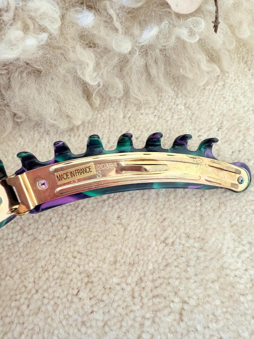 France Luxe フランスラックス キャスケード マーブル ヘアクリップ