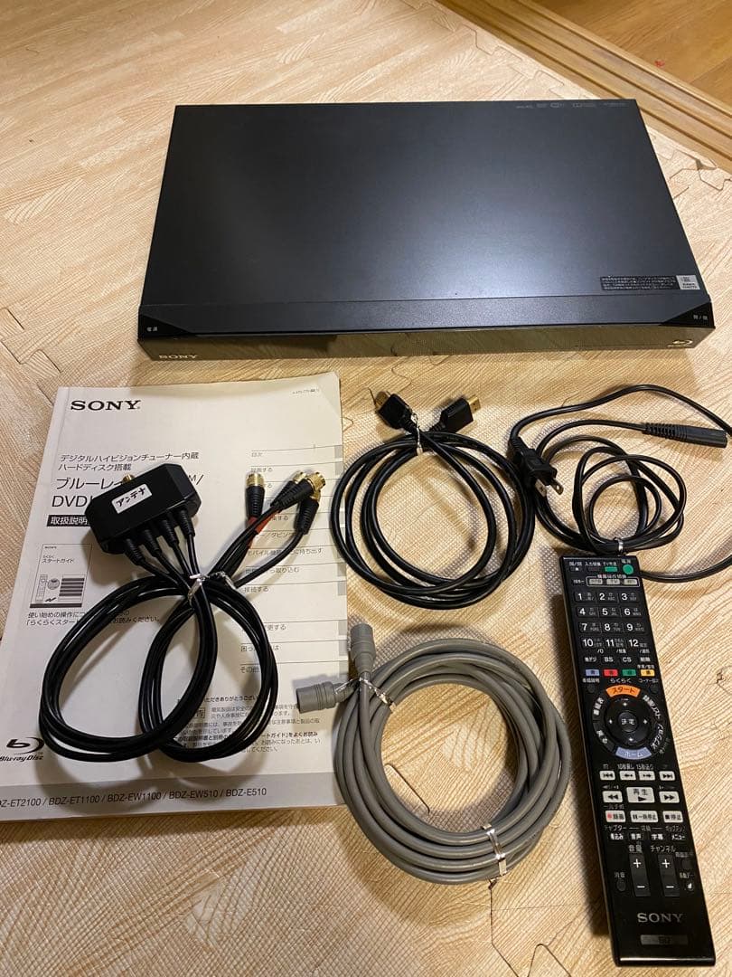 美品 SONY ブルーレイレコーダー BDZ-ET1100 2014年製 1TB