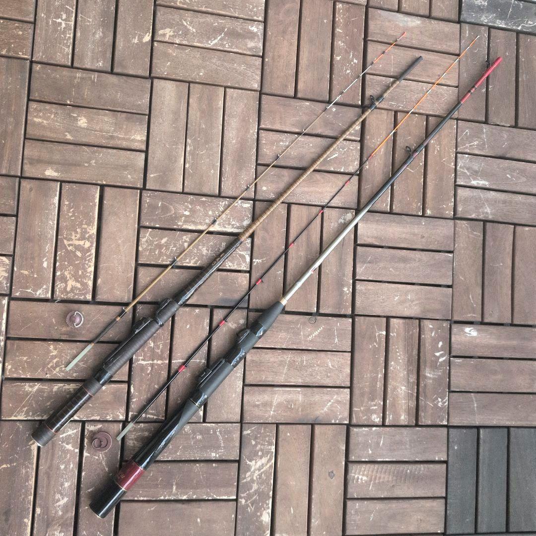 チヌ筏竿 がまちぬ いかだ硬調 1.5 & シマノ 青波巧 小鳴門135 良品！