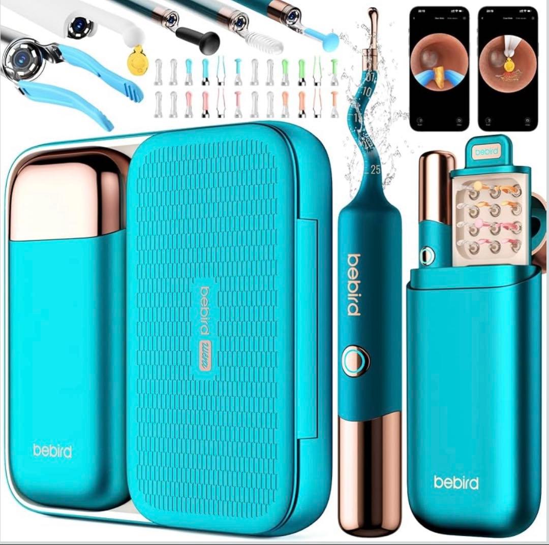 電子耳かき カメラ 2K画質 Bebird スマホ連動 スコープ　ピンセット