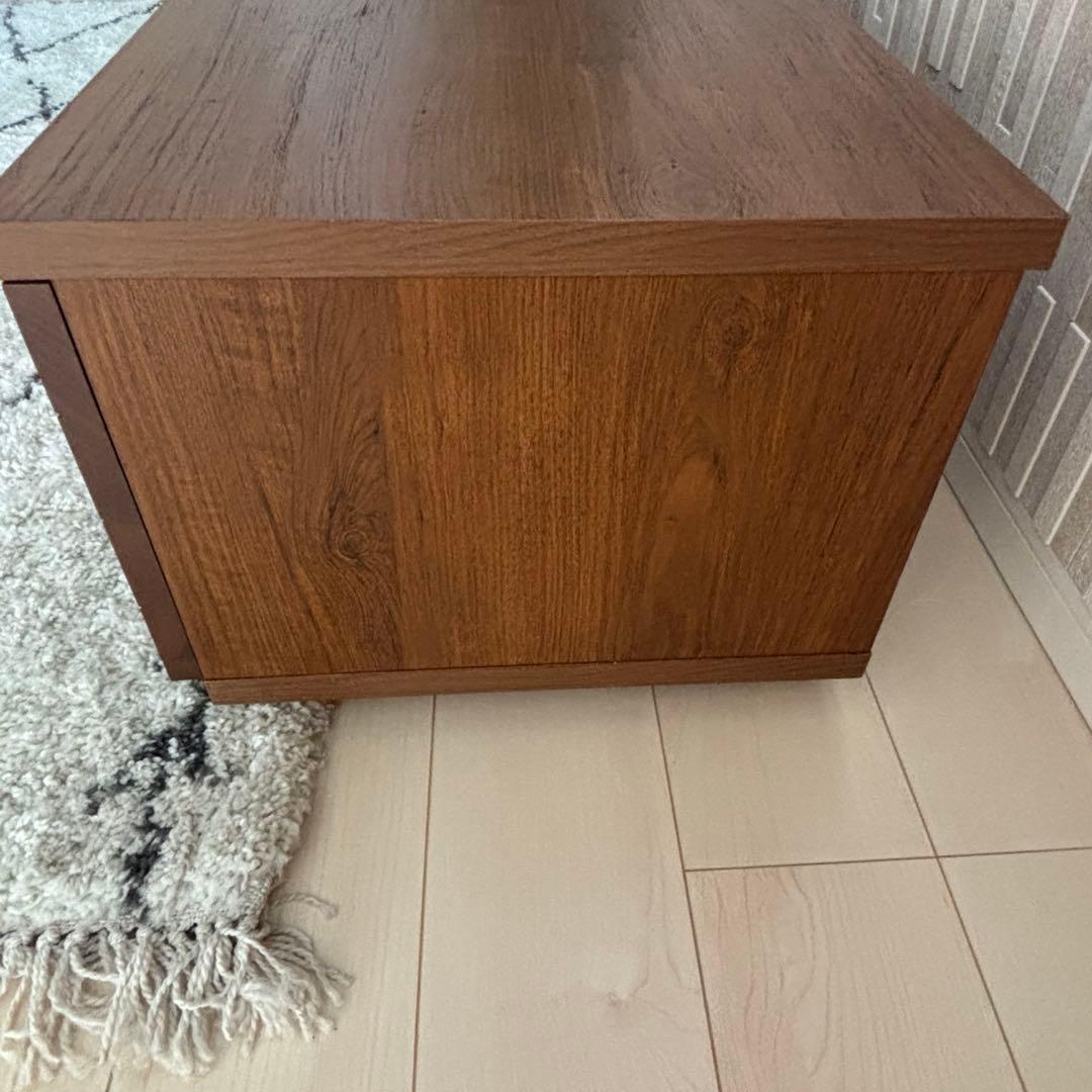 【未使用】テレビボード　tvボード　ローボード　木目