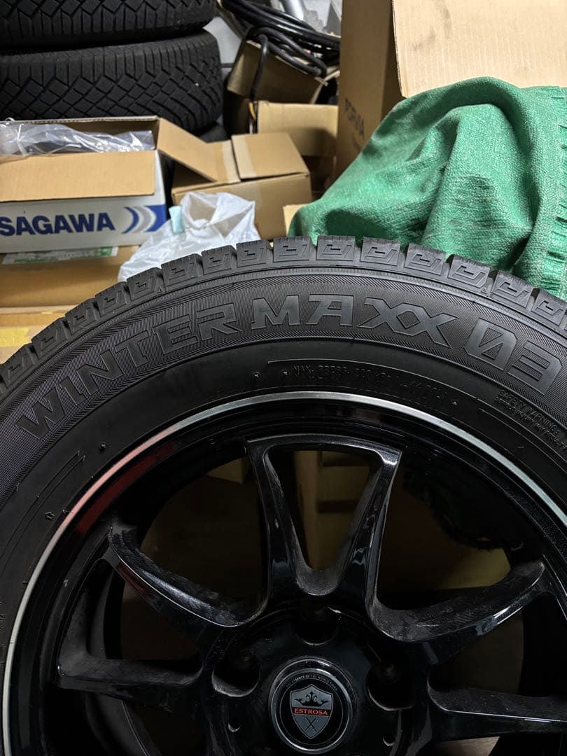 その④　30アルファード　九分山スタッドレス付き16インチアルミ