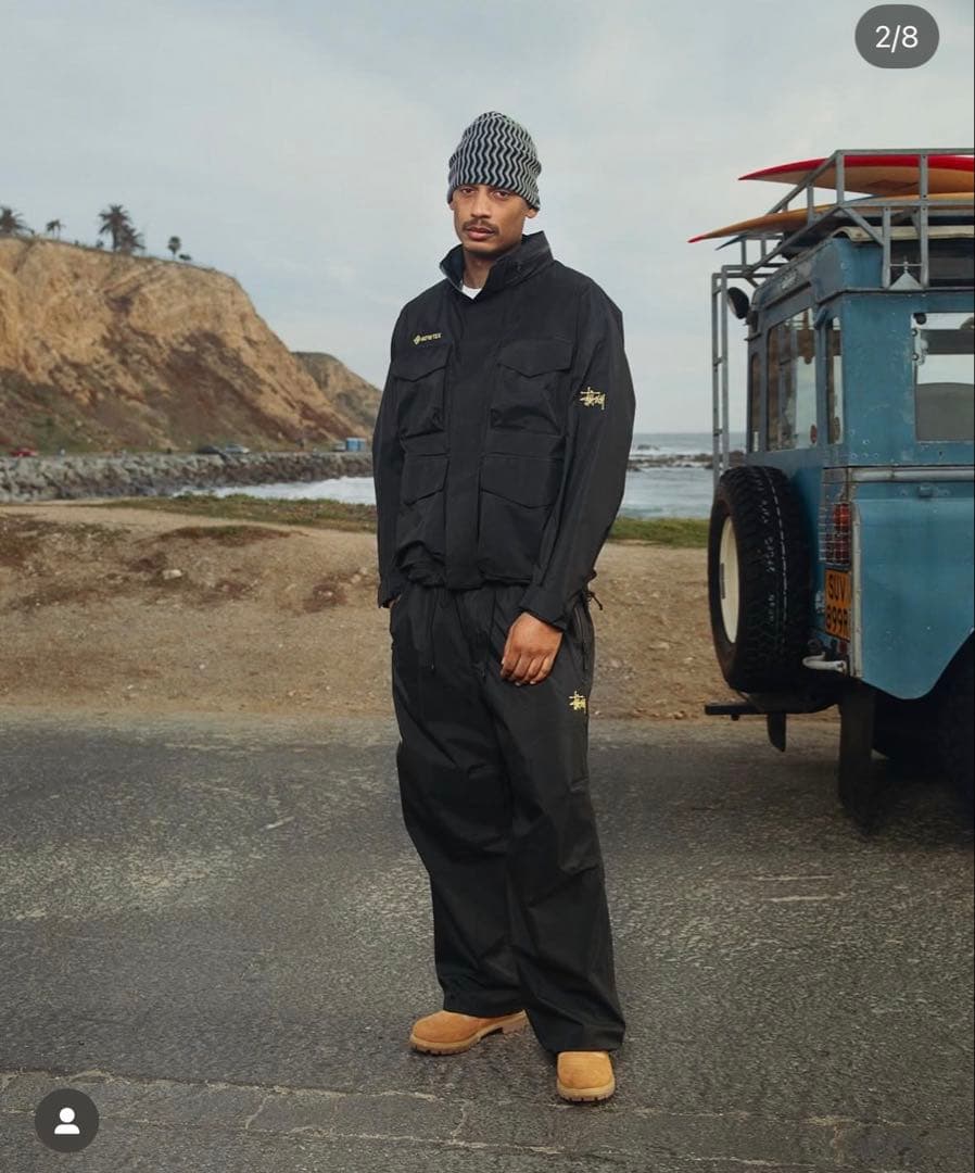 24ss STUSSY M65 JACKET sサイズ　 ナイロンジャケット