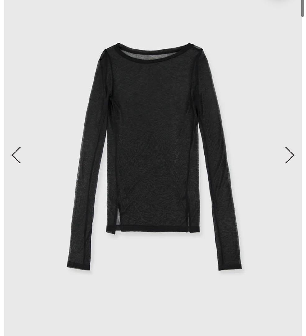 アニュアンス　シアーロングスリーブT シャツ