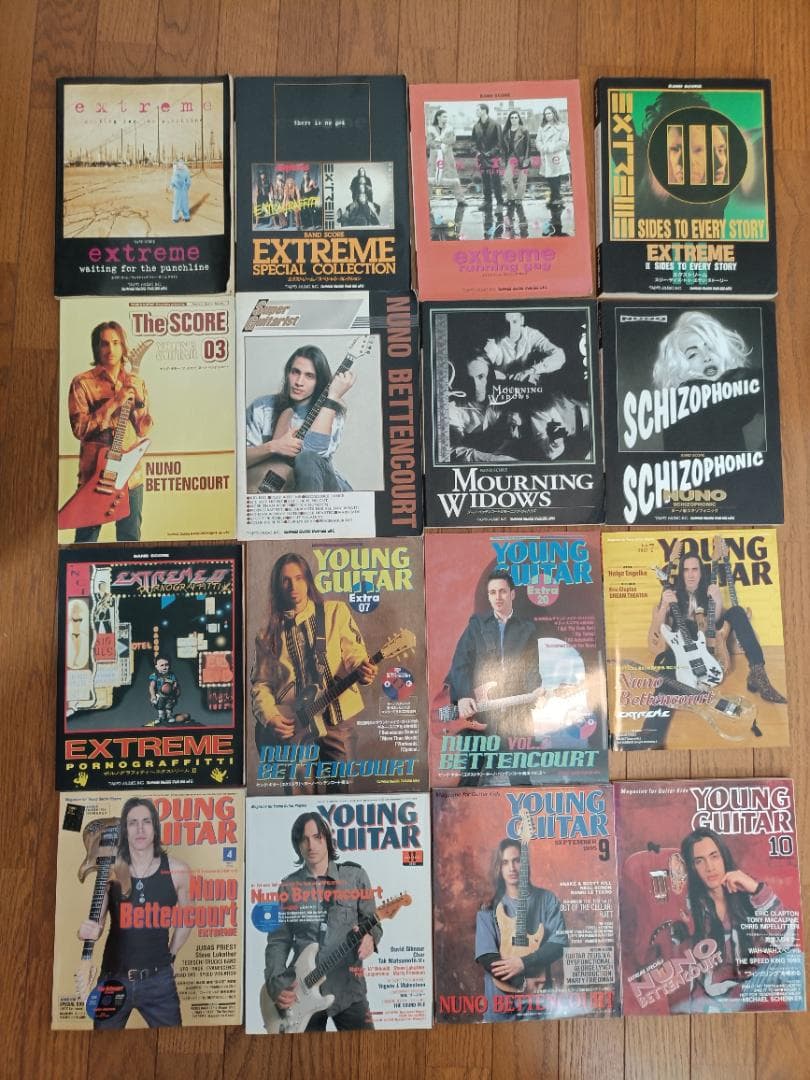 ヌーノ・ベッテンコート／EXTREME 楽譜・バンドスコア 17冊