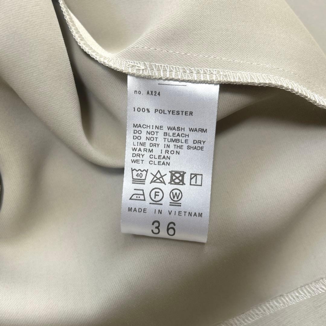 IENA ＆NAVY スキッパーフレアワンピース　2025SS 36サイズ