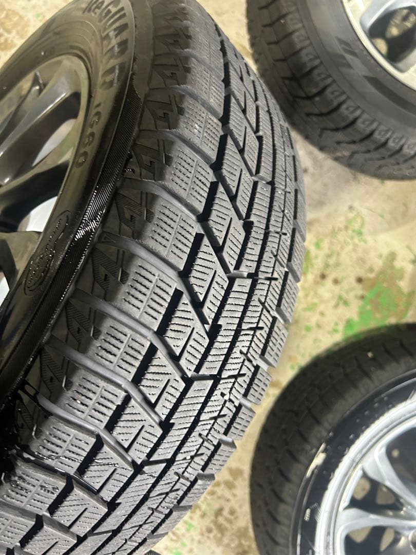 マツダ純正溝有りスタッドレス15インチ ホイールセット