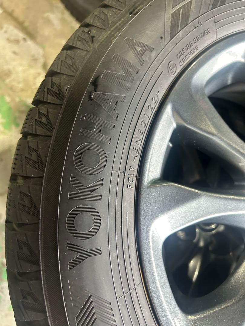 マツダ純正溝有りスタッドレス15インチ ホイールセット