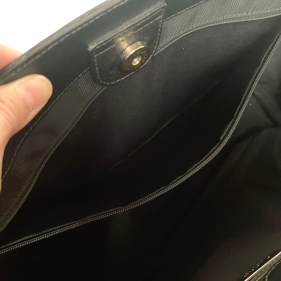 美品⭐︎ FURLA リンダ 黒 サフィアーノ ビジネス トートバッグ ゴールド