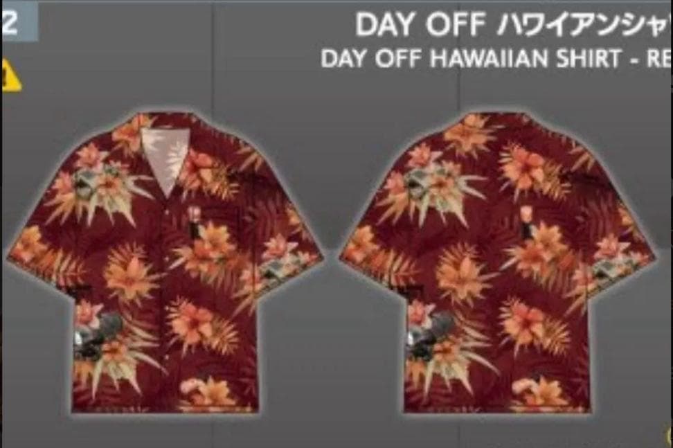 TGS2025 　tarkov タルコフ　ハワイアンシャツ　RED L B