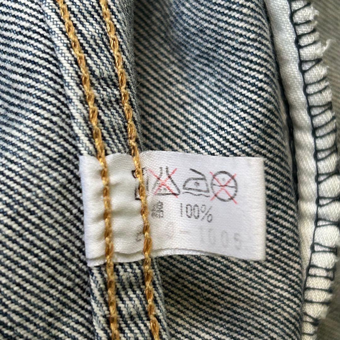 90s LeeRIDERSＪ0424黒タグ 日本製 復刻 デニムジャケット 希少