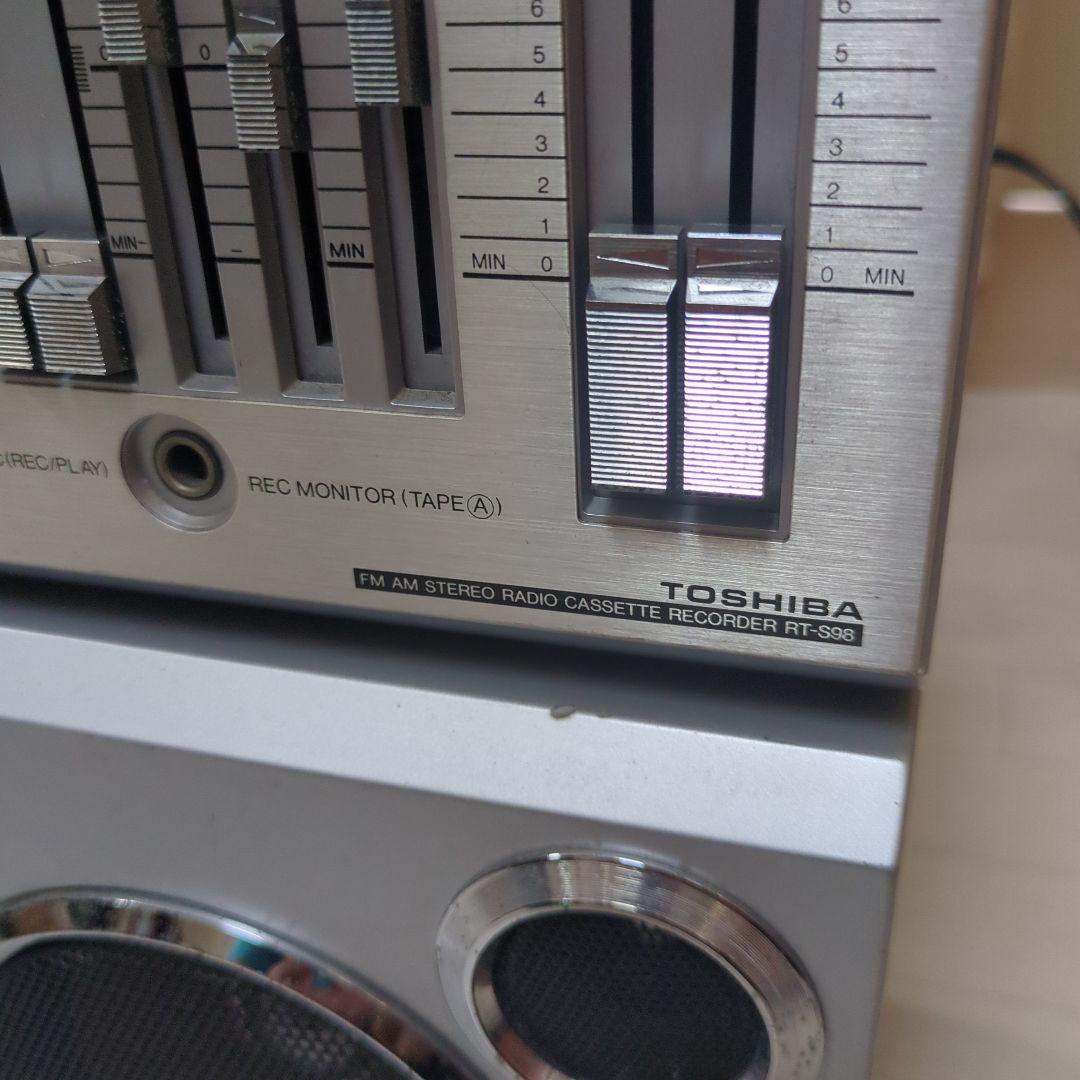 ✨貴重な大型ラジカセ TOSHIBA MacKenzie RT-S98　レトロ