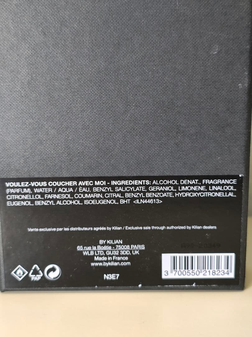 香水(ユニセックス) Kilian Voulez-vous coucher avec Moi 50ml
