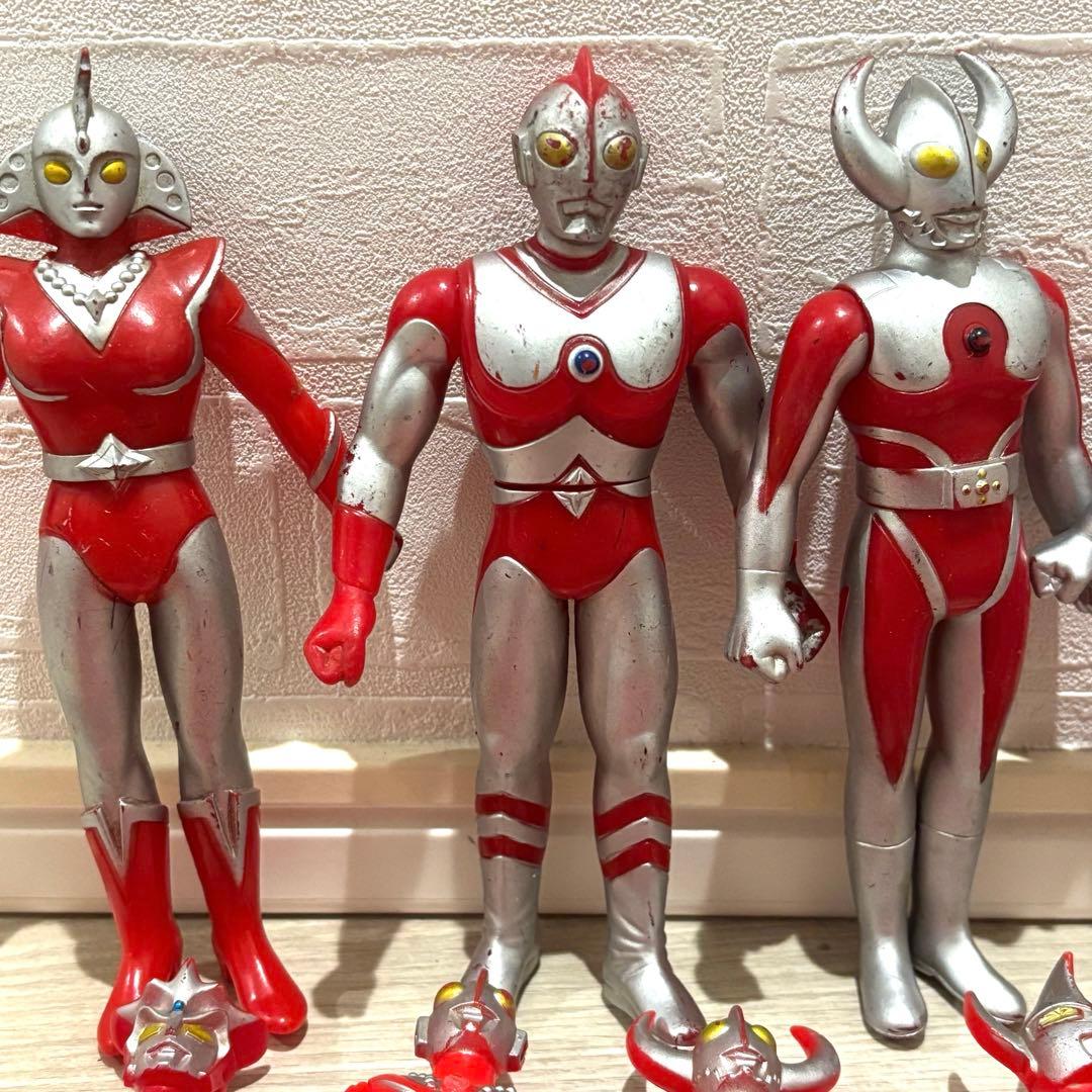 ウルトラマンシリーズ　ソフビ　年代物　日本製　まとめ売り