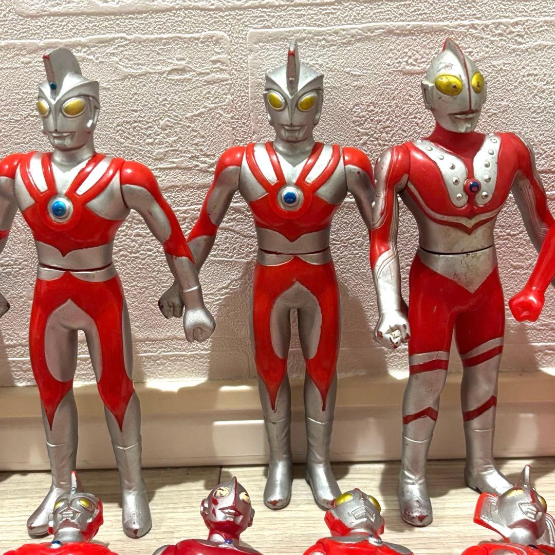 ウルトラマンシリーズ　ソフビ　年代物　日本製　まとめ売り