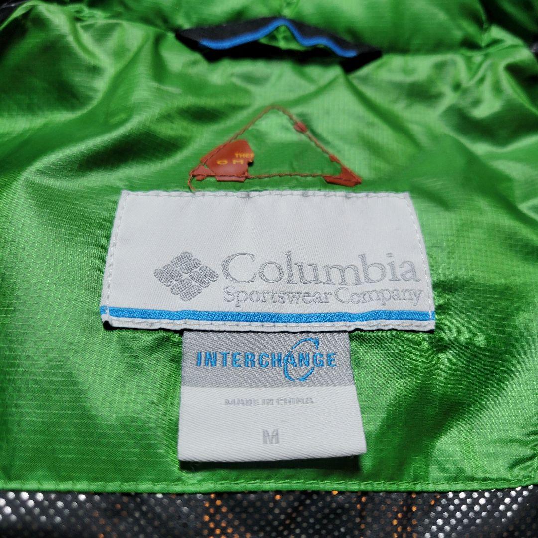 【今季大注目】90s コロンビア オムニヒートダウンジャケット 短丈 グリーン