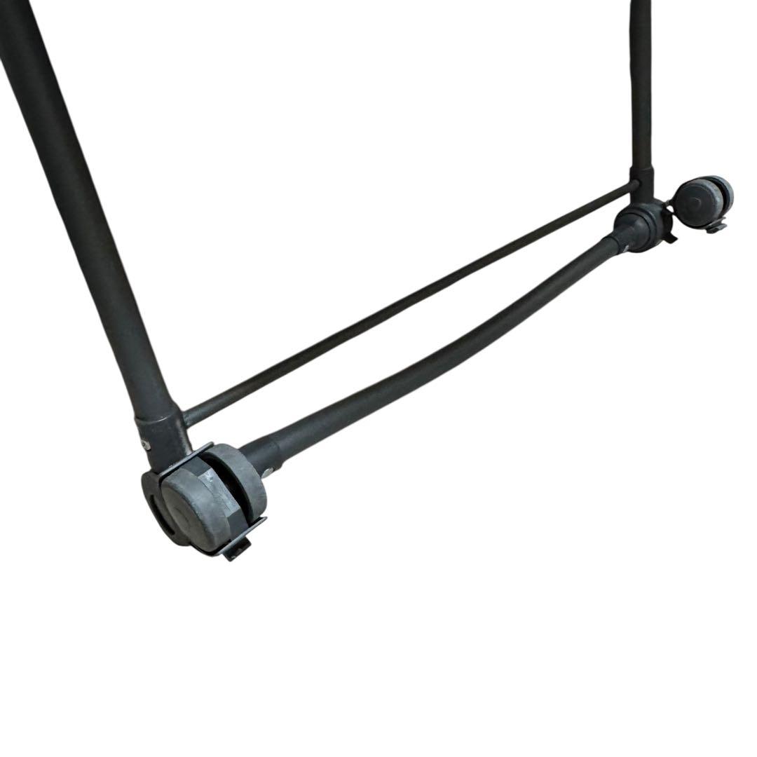 ベビーベッド 折りたたみ式　キャスター付き　メッシュカバー付き　リクライニング