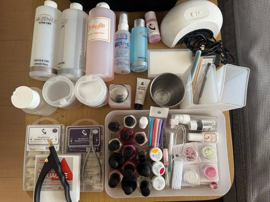 ユーキャン　ネイルキット　ライト付き