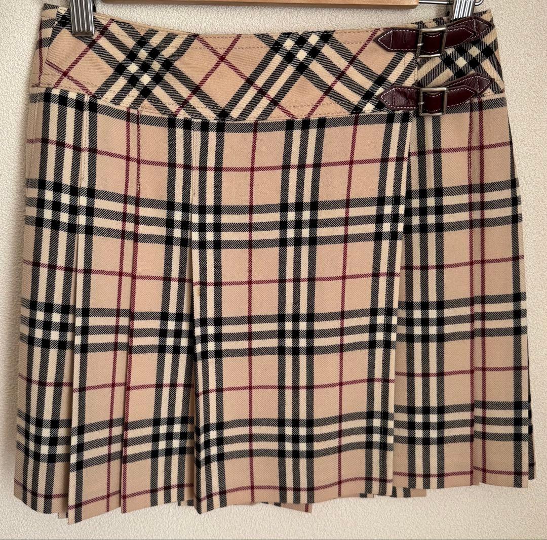 バーバリー　 プリーツミニスカート　36サイズ