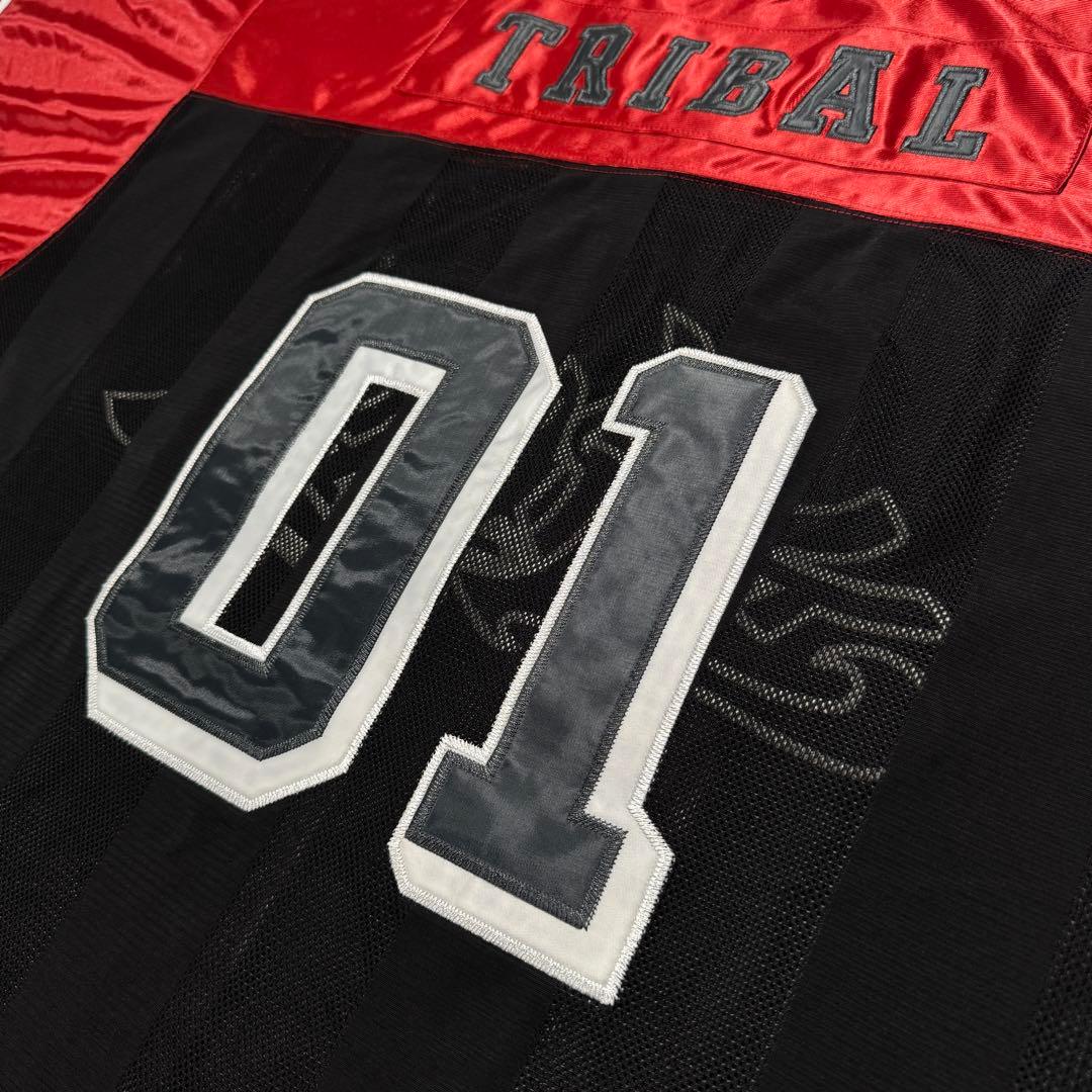 トライバルギア フットボールシャツ ゲームシャツ 刺繍 メッシュXL