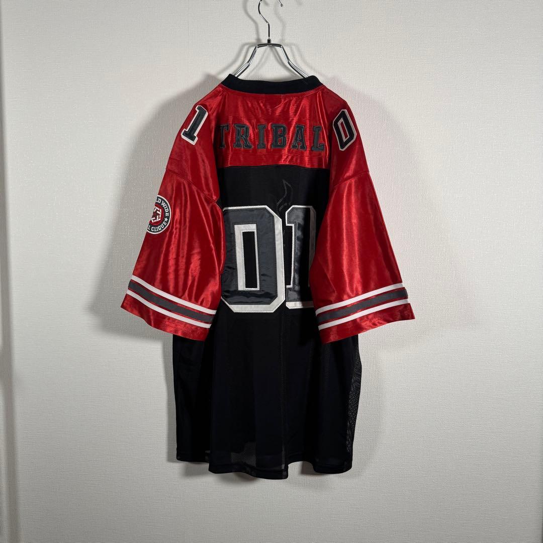 トライバルギア フットボールシャツ ゲームシャツ 刺繍 メッシュXL