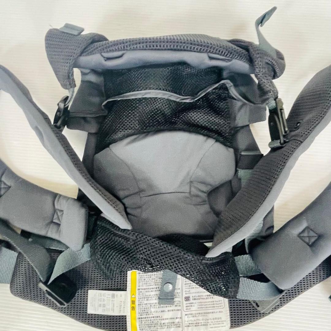 ★美品 Aprica Laclis アップリカ ラクリス 抱っこ紐 ダークグレー