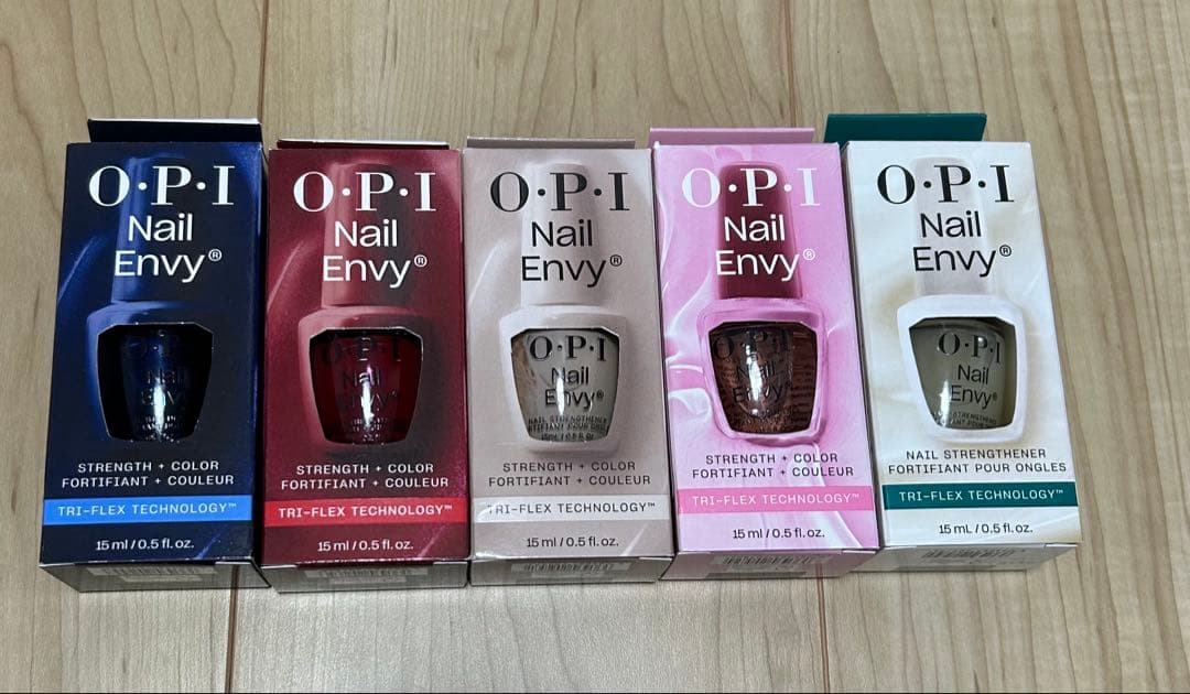OPI Nail Envy ネイルエンビー 5色セット 正規品 ギフトバッグ付き