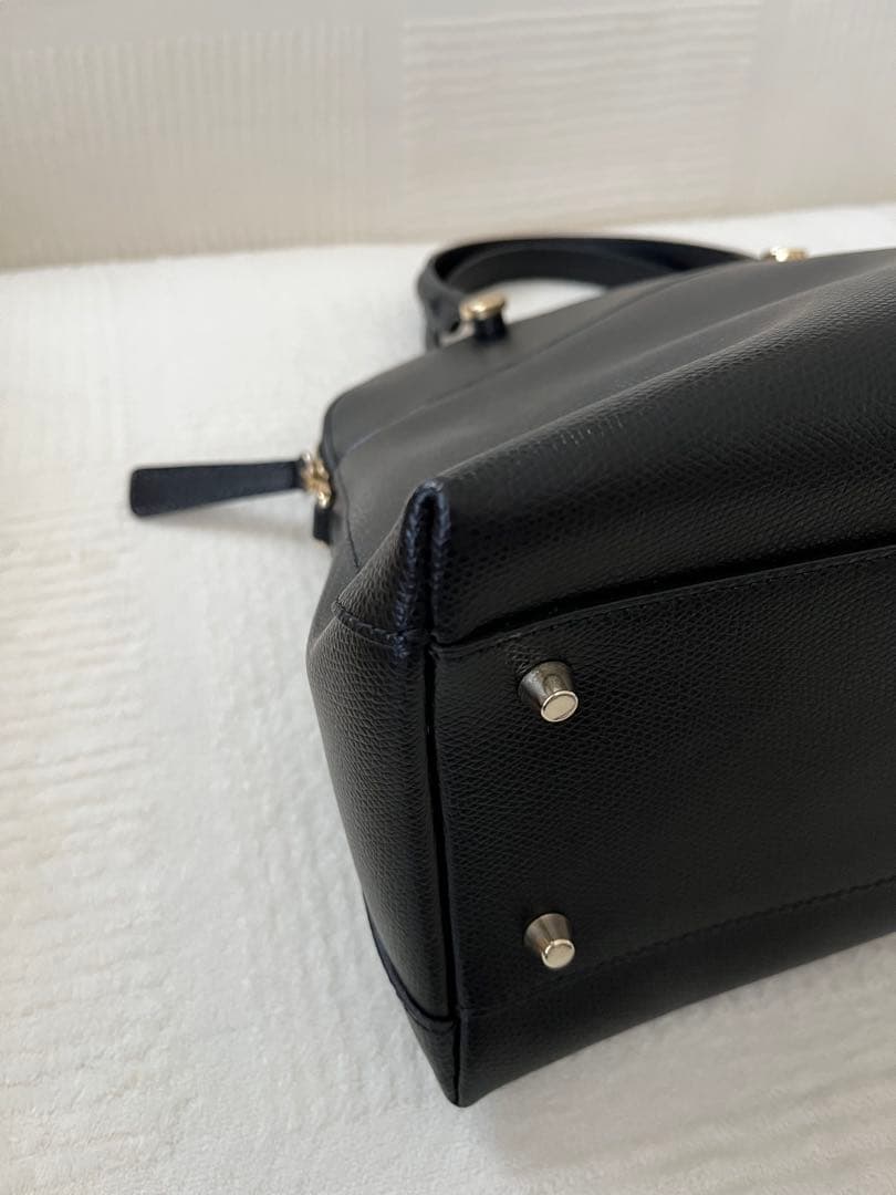 FURLA パイパー　ブラック ハンドバッグ