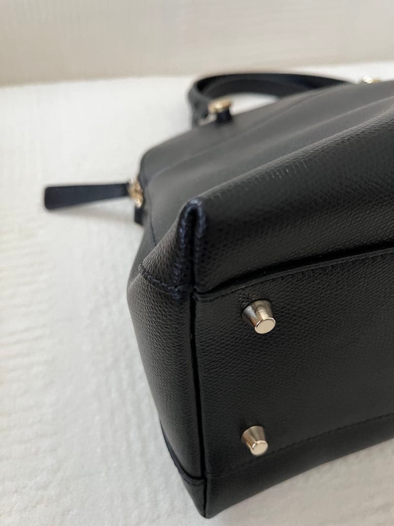 FURLA パイパー　ブラック ハンドバッグ