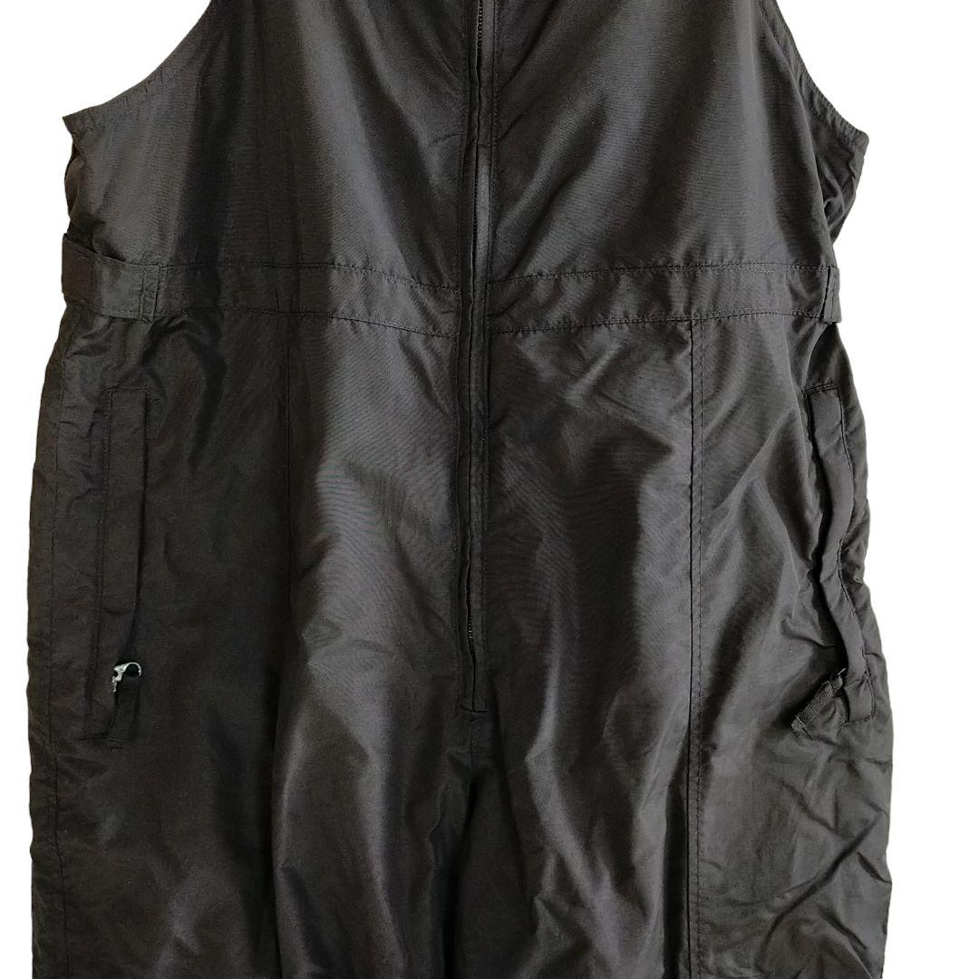 【珍品】US Columbia 黒 スキー スノーボード ビブパンツ XL