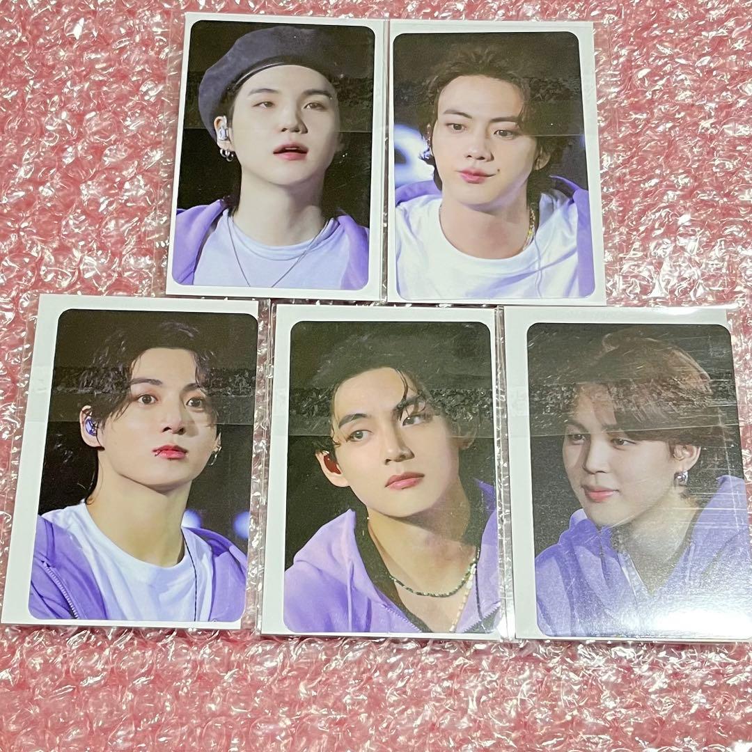 BTS 入場者特典 フォトカード★グク テテ ジミン ジン シュガ 5枚セット