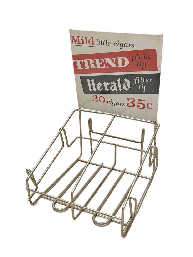 50s ビンテージ TREND シガレット 陳列棚 卓上 店舗什器 ディスプレイ