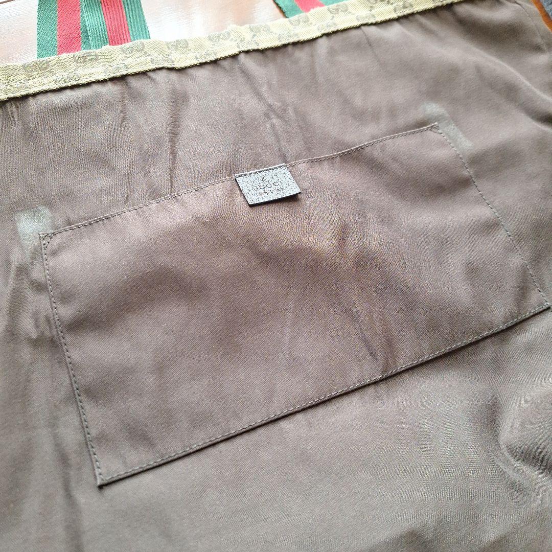 Gucci GGパターン トートバッグ 収納袋付き