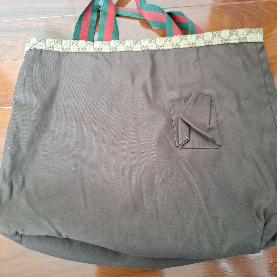 Gucci GGパターン トートバッグ 収納袋付き