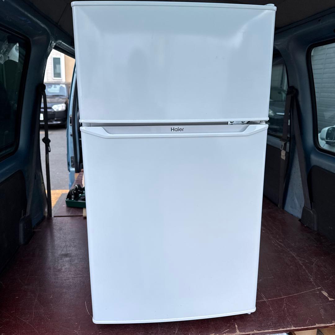 Haier ホワイト 冷蔵庫 上部冷却式2021年製85Ｌ