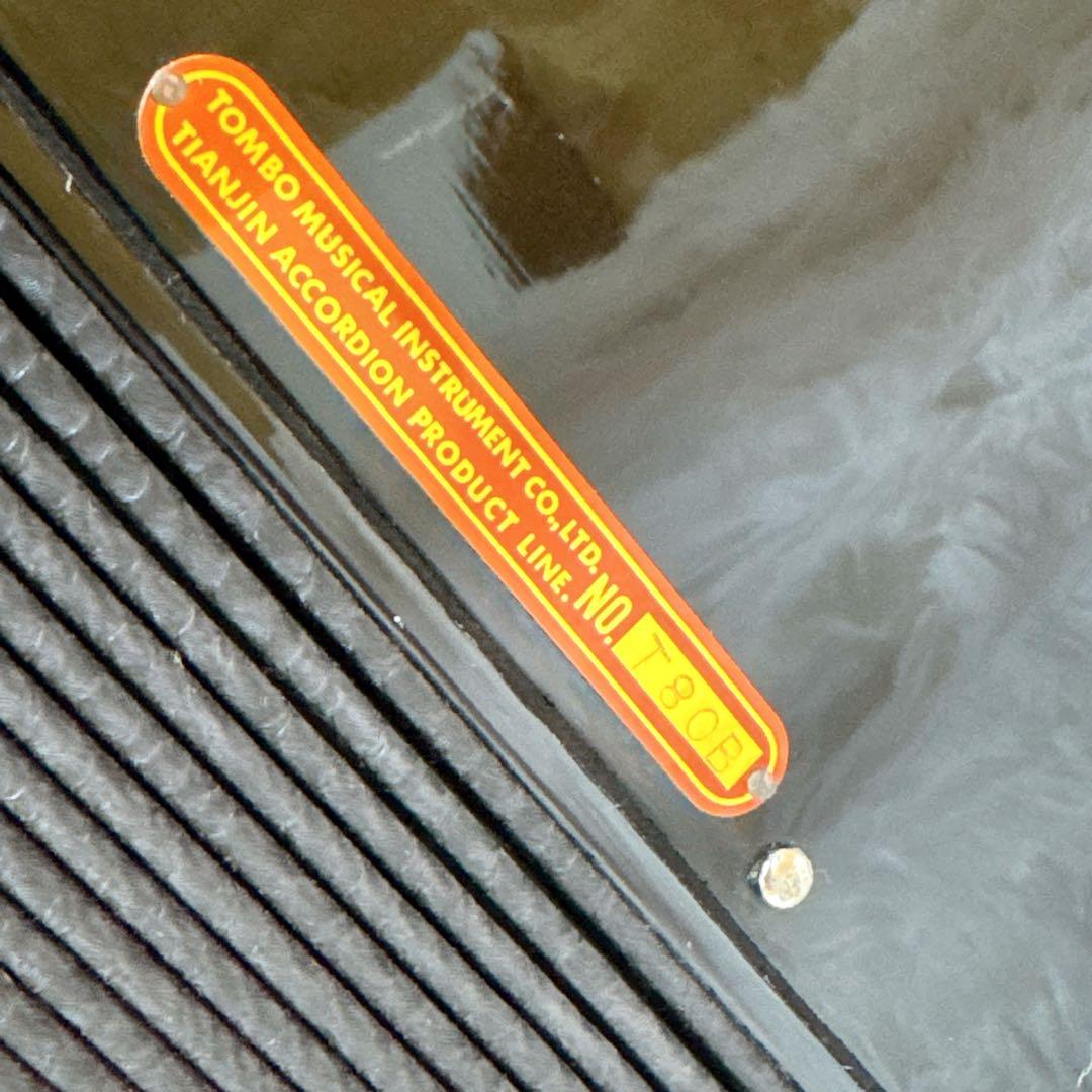 TOMBO T80B アコーディオン 37鍵盤/80ベース　MML音色切替6