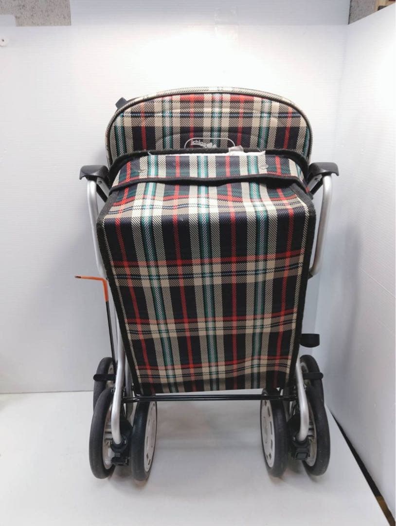 G2097 ichigo ichie 軽量アルミ製 歩行補助車 座面付き