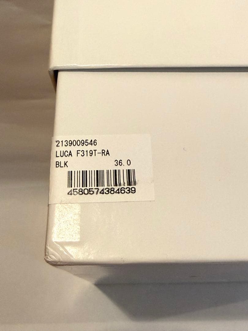 リクエストお値下中　ルカグロッシ レースアップブーツ 黒 36 サイドジッブ