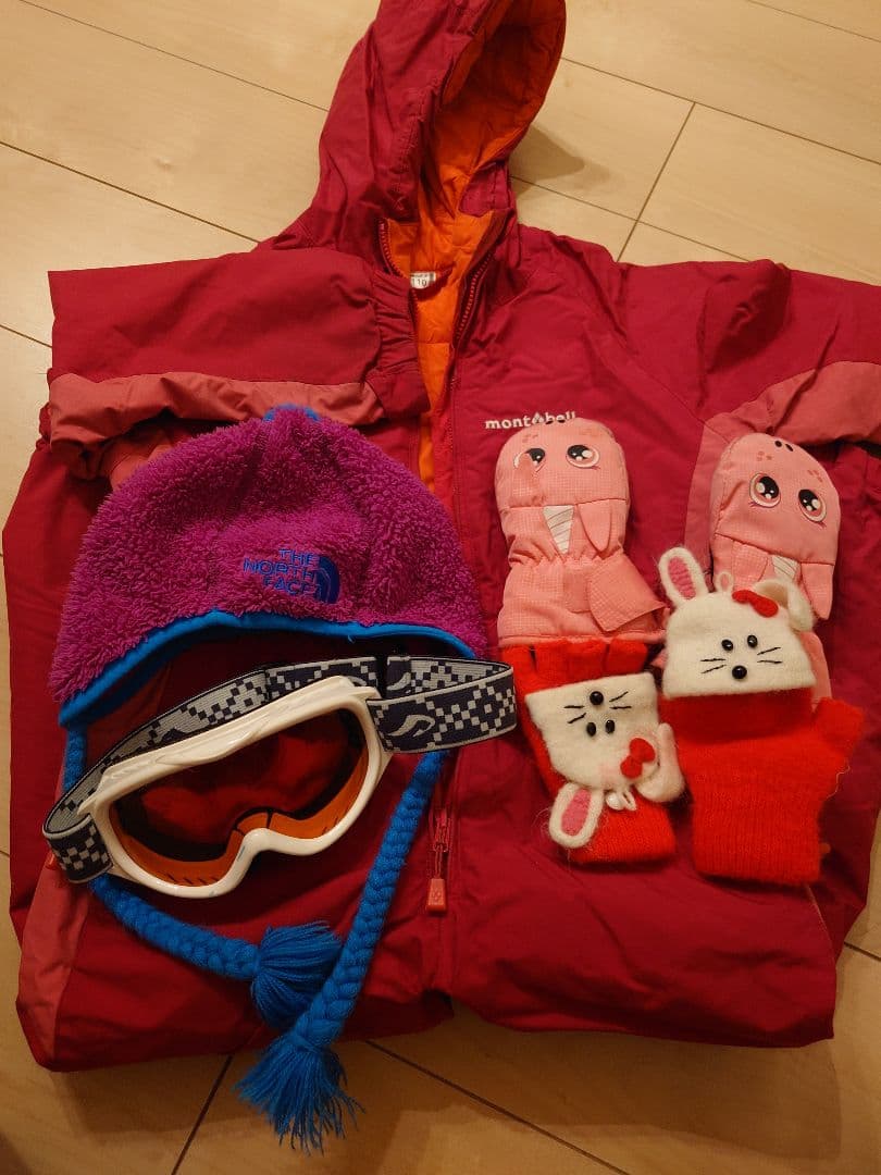 mont-bell パウダーカバーオール NORTH FACE 等セット